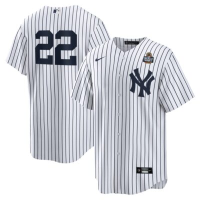 Juan Soto New York Yankees 2024 World Series Home Replica Player Jersey - White