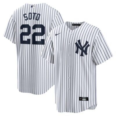 Juan Soto New York Yankees Home Replica Player Jersey- White