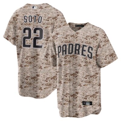 Juan Soto San Diego Padres USMC Alternate Replica Player Jersey - Camo