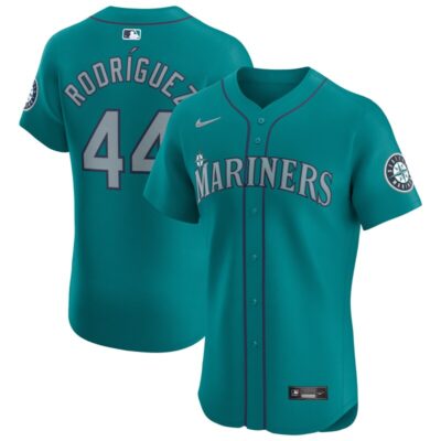 Julio Rodriguez Seattle Mariners Alternate Elite Player Jersey - Aqua