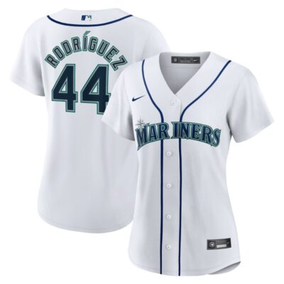 Julio Rodriguez Seattle Mariners Women Home Replica Player Jersey - White