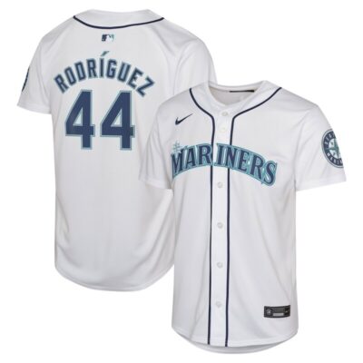 Julio Rodriguez Seattle Mariners Youth Home Limited Jersey - White