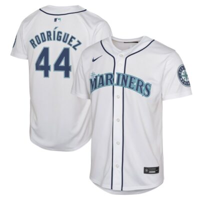 Julio Rodriguez Seattle Mariners Youth Home Limited Player Jersey - White