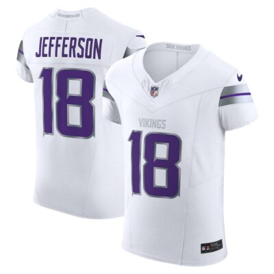 Justin Jefferson Minnesota Vikings Alternate Vapor F.U.S.E. Elite Player Jersey - White