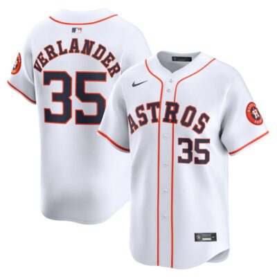 Justin Verlander Houston Astros Home Limited Player Jersey - White