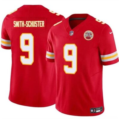 Kansas City Chiefs #9 JuJu Smith-Schuster Red 2023 F.U.S.E. Vapor Untouchable Limited Football Stitched Jersey