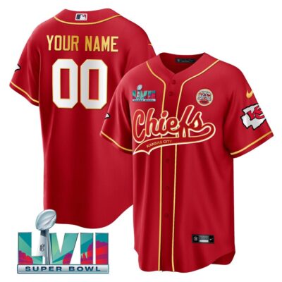 Kansas City Chiefs Super Bowl LVII Cool Base Custom Jersey