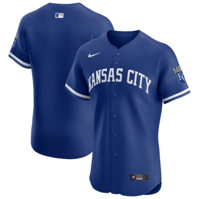 Kansas City Royals Alternate Vapor Premier Elite Patch Jersey - Royal