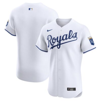 Kansas City Royals Home Elite Jersey - White