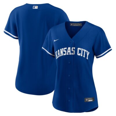 Kansas City Royals Women Alternate Replica Team Logo Jersey - Royal