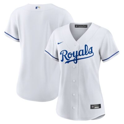 Kansas City Royals Women Home Replica Team Jersey - White