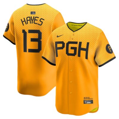 Ke'Bryan Hayes Pittsburgh Pirates City Connect Limited Player Jersey - Gold