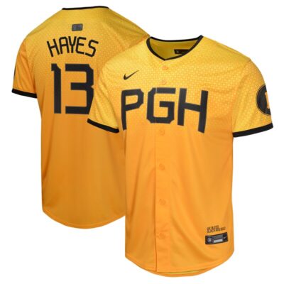 Ke'Bryan Hayes Pittsburgh Pirates Youth City Connect Limited Player Jersey - Gold