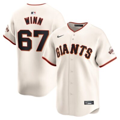 Keaton Winn San Francisco Giants Home Limited Player Jersey - Cream