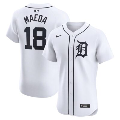 Kenta Maeda Detroit Tigers Home Elite Player Jersey - White