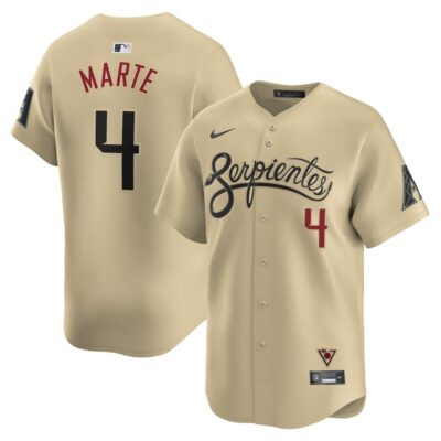 Ketel Marte Arizona Diamondbacks City Connect Limited Player Jersey - Sand