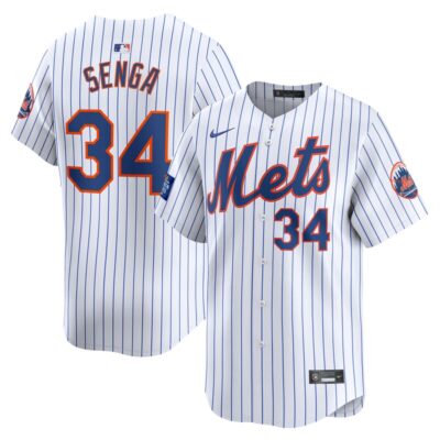 Kodai Senga New York Mets 2024 MLB World Tour London Series Home Limited Player Jersey - White