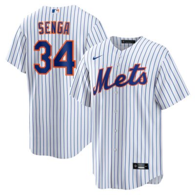 Kodai Senga New York Mets Home Replica Player Jersey - White/Royal