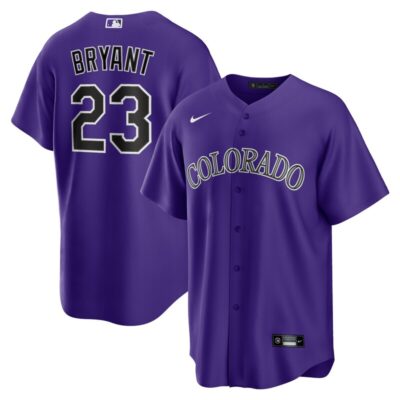 Kris Bryant Colorado Rockies Alternate Replica Player Jersey - Purple