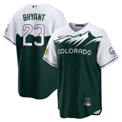 Kris Bryant Colorado Rockies City Connect Replica Player Jersey - Green