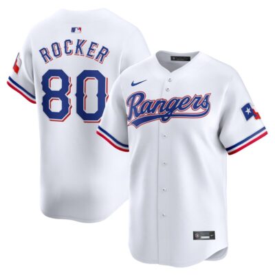 Kumar Rocker Texas Rangers Home Limited Player Jersey - White