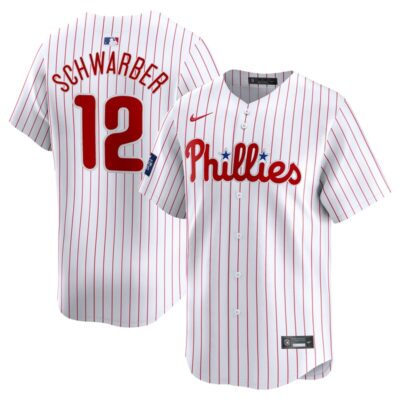 Kyle Schwarber Philadelphia Phillies 2024 MLB World Tour London Series Home Limited Player Jersey - White