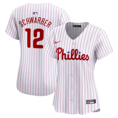 Kyle Schwarber Philadelphia Phillies Women Home Limited Player Jersey - White