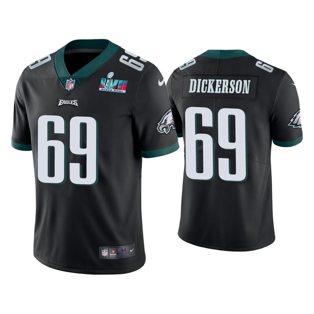 Landon Dickerson Philadelphia Eagles Super Bowl LVII Black Vapor Limited Jersey
