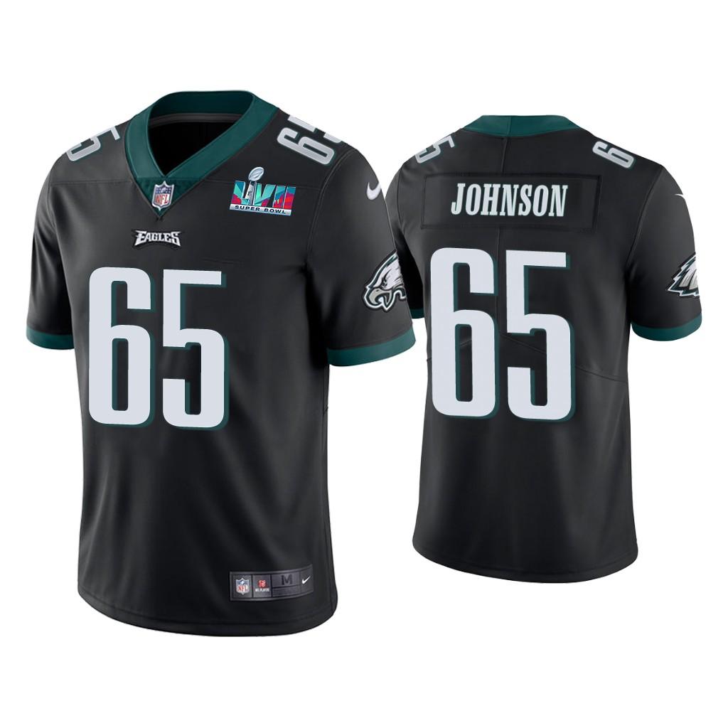 Lane Johnson Philadelphia Eagles Super Bowl LVII Black Vapor Limited Jersey