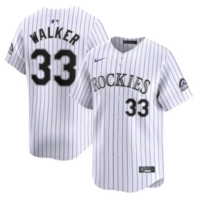 Larry Walker Colorado Rockies Home Limited Player Jersey - White