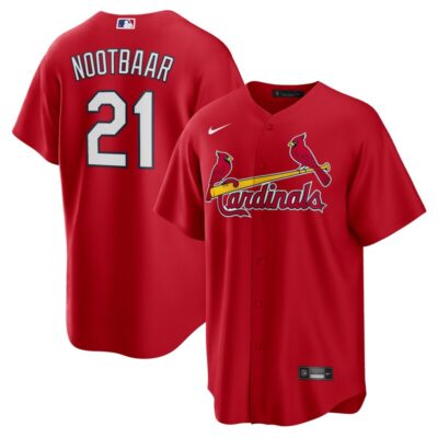 Lars Nootbaar St. Louis Cardinals Big & Tall Alternate Replica Player Jersey - Red