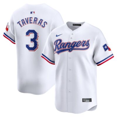 Leody Taveras Texas Rangers Home Limited Player Jersey - White