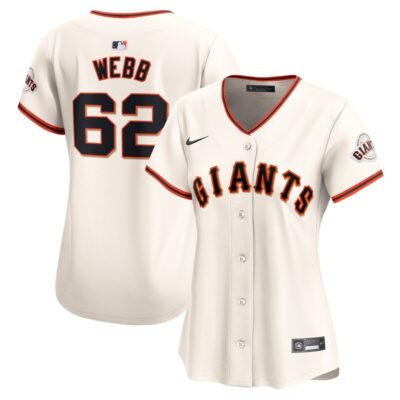 Logan Webb San Francisco Giants Women Home Limited Player Jersey - Cream