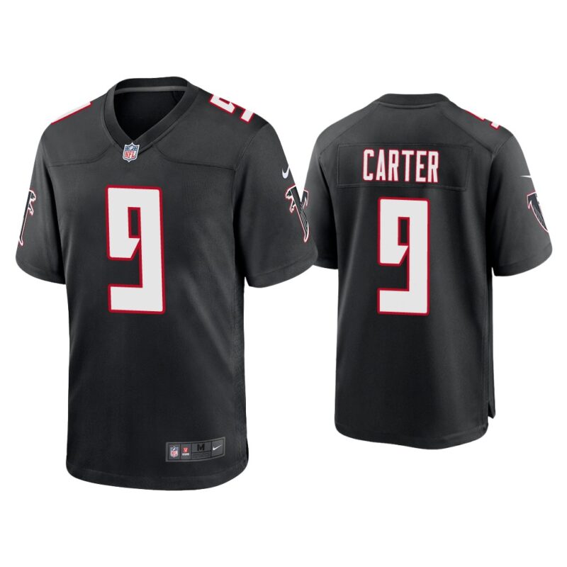 Lorenzo Carter Atlanta Falcons Black Throwback Game Jersey