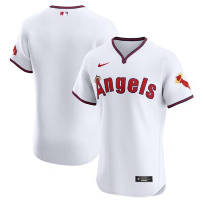 Los Angeles Angels Alternate Vapor Premier Elite Patch Jersey - White