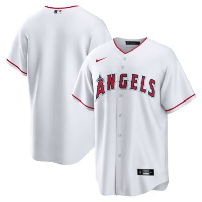 Los Angeles Angels Home Blank Replica Jersey - White