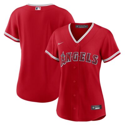 Los Angeles Angels Women Alternate Replica Team Jersey - Red