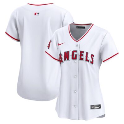 Los Angeles Angels Women Home Limited Jersey - White