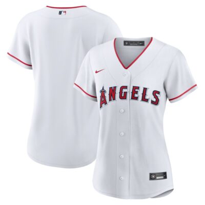 Los Angeles Angels Women Home Replica Team Jersey - White