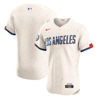Los Angeles Dodgers City Connect Elite Jersey - Cream