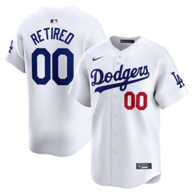 Los Angeles Dodgers Home Limited Pick-A-Player Retired Roster Jersey - White