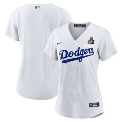 Los Angeles Dodgers Women's 2024 World Series Home Replica Jersey - White