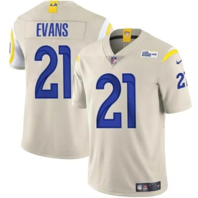 Los Angeles Rams #21 Zach Evans Bone 2024 Vapor Untouchable Football Stitched Jersey