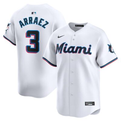 Luis Arraez Miami Marlins Home Limited Player Jersey - White