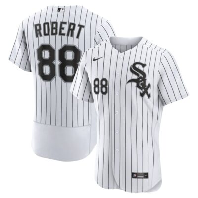 Luis Robert Chicago White Sox Home Player Jersey - White/Black