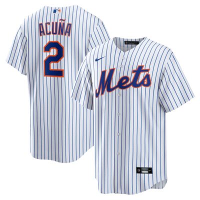 Luisangel Acuna New York Mets Home Replica Player Jersey - White