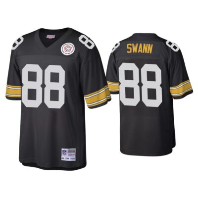 Lynn Swann Pittsburgh Steelers Black Throwback Retired Player Jersey