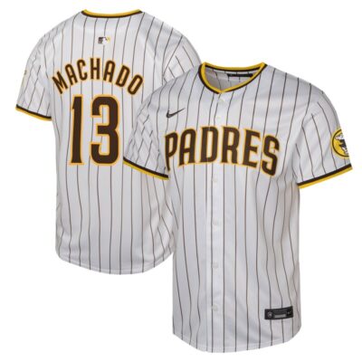 Manny Machado San Diego Padres Youth Home Limited Player Jersey - White