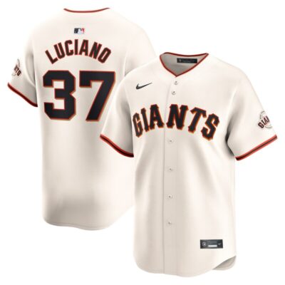 Marco Luciano San Francisco Giants Home Limited Player Jersey - Cream