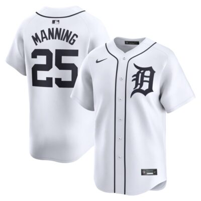 Matt Manning Detroit Tigers Home Limited Player Jersey - White